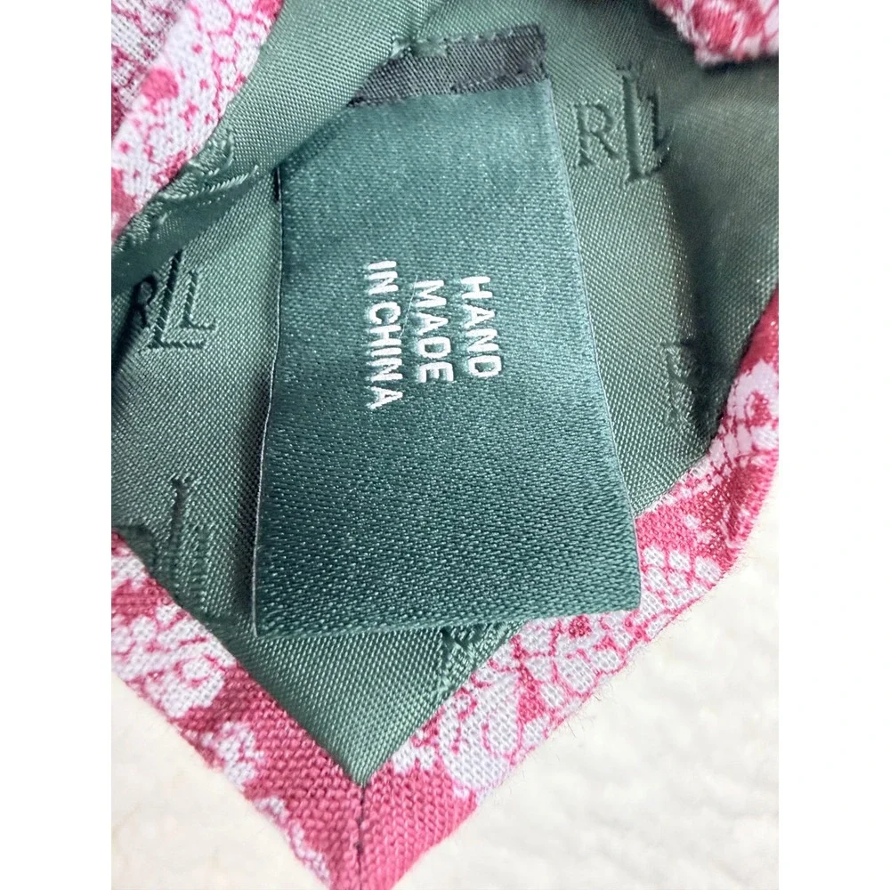 Mens Ralph Lauren Calvin Klein Michael Kors Tie Lot‎ 6pc Multicolor Silk Linen